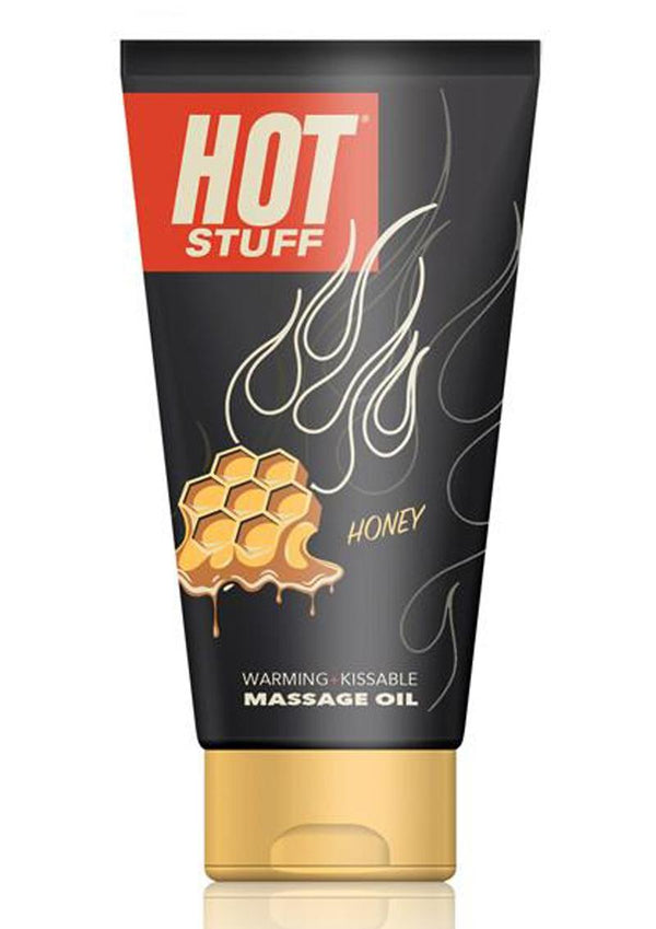 Hot Stuff Warming Kissable Massage Oil Water Based Honey 6 Ounce