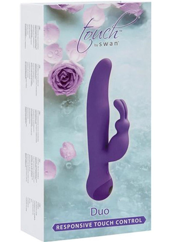 Touch By Swan Duo Silicone Vibrator Showerproof Purple
