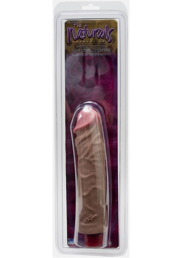 The Naturals Heavy Veined Thick Dildo 8In - Vanilla