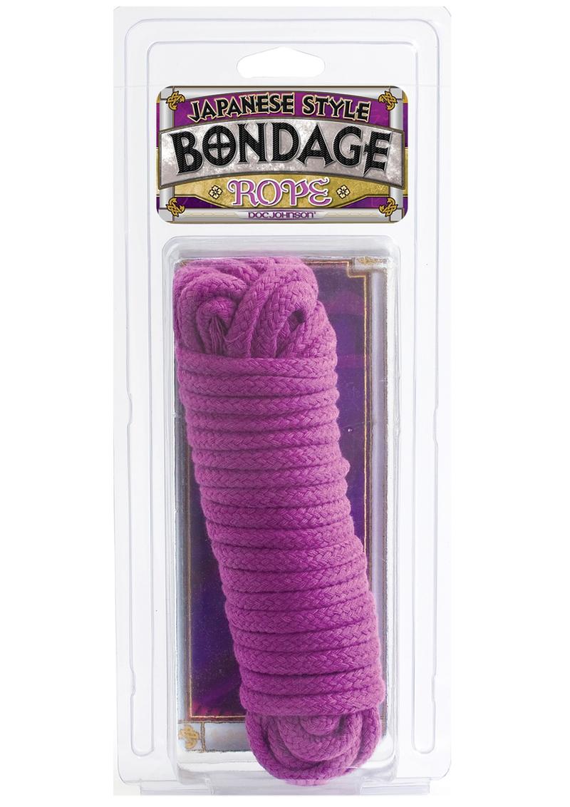 Doc Johnson Japanese Style Bondage Rope 32 Feet - Purple