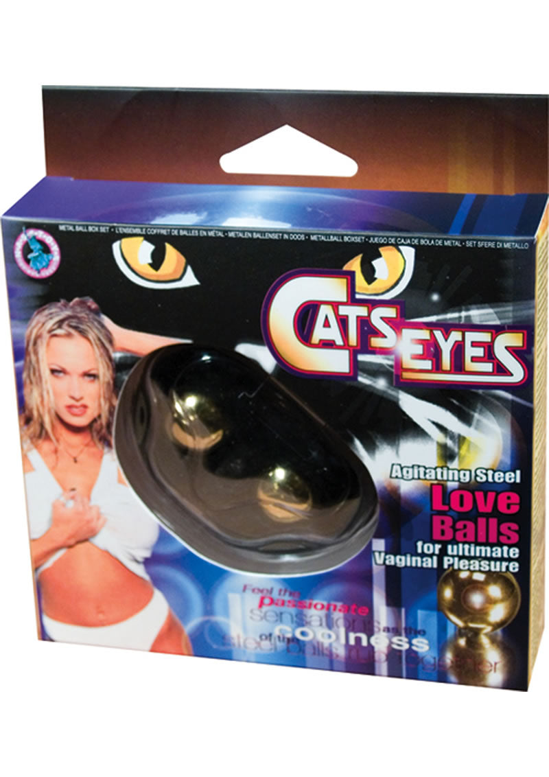 Cats Eyes Steel Love Balls For Ultimate Vaginal Pleasure Gold