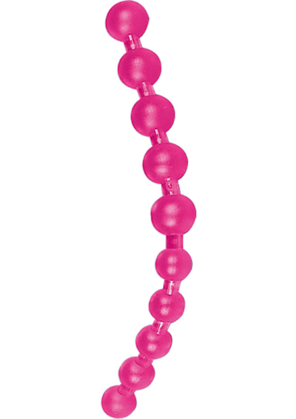 Jumbo Thai Jelly Anal Beads For Men And Women Pink