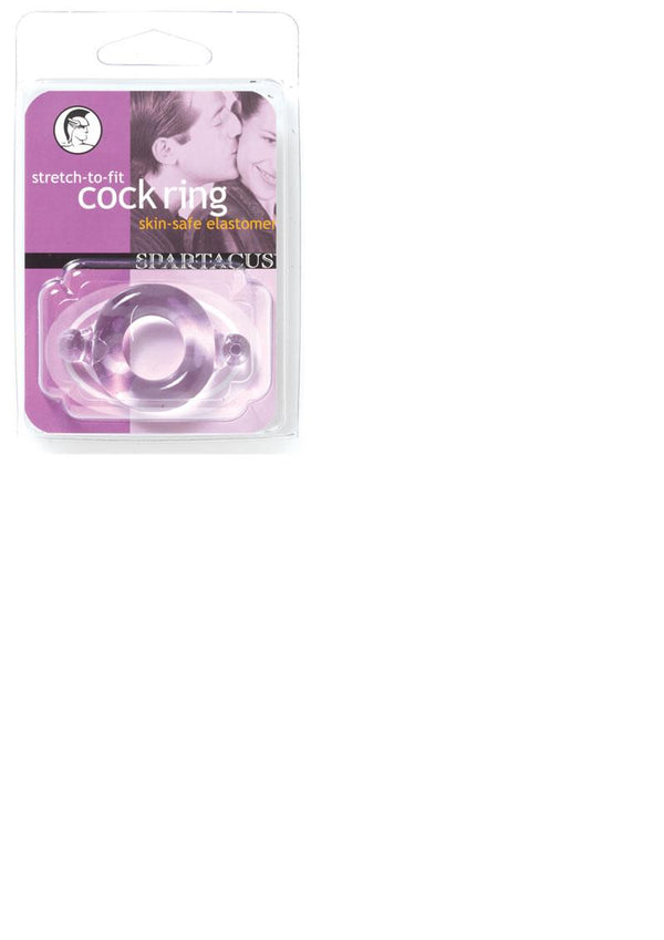 Elastomer Stretch To Fit Cock Ring Purple