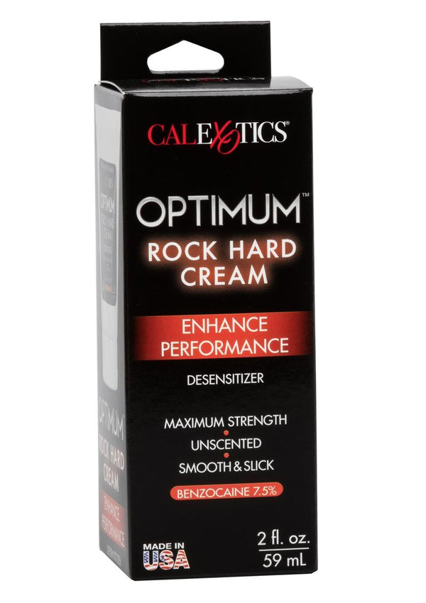 Optimum Rock Hard Cream Enhance Performance Desensitizer 2Oz