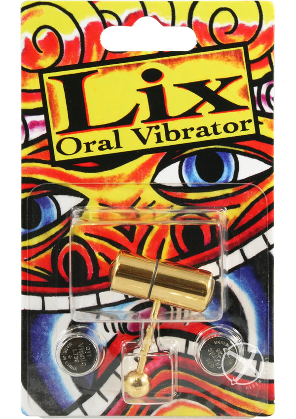 Lix Tongue Oral Vibrator Gold