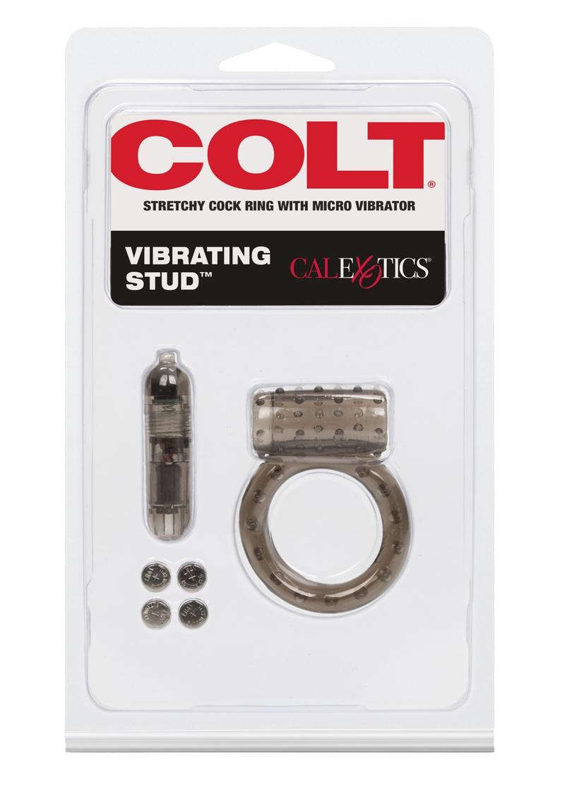 Colt Vibrating Stud Cock Ring With Removable Bullet