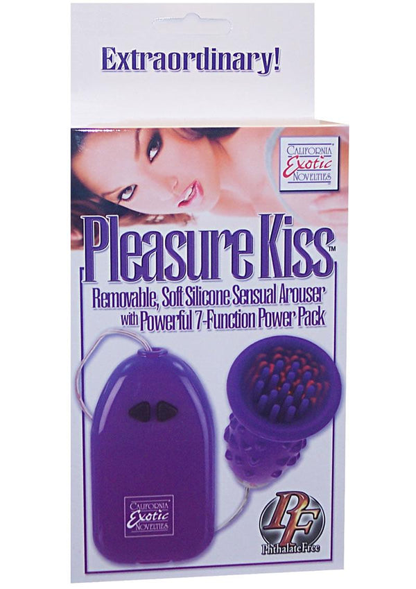 Pleasure Kiss Massager With Remote Control - Purple
