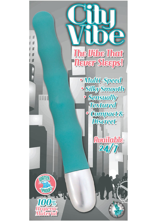 City Vibe Vibrator - Turquoise