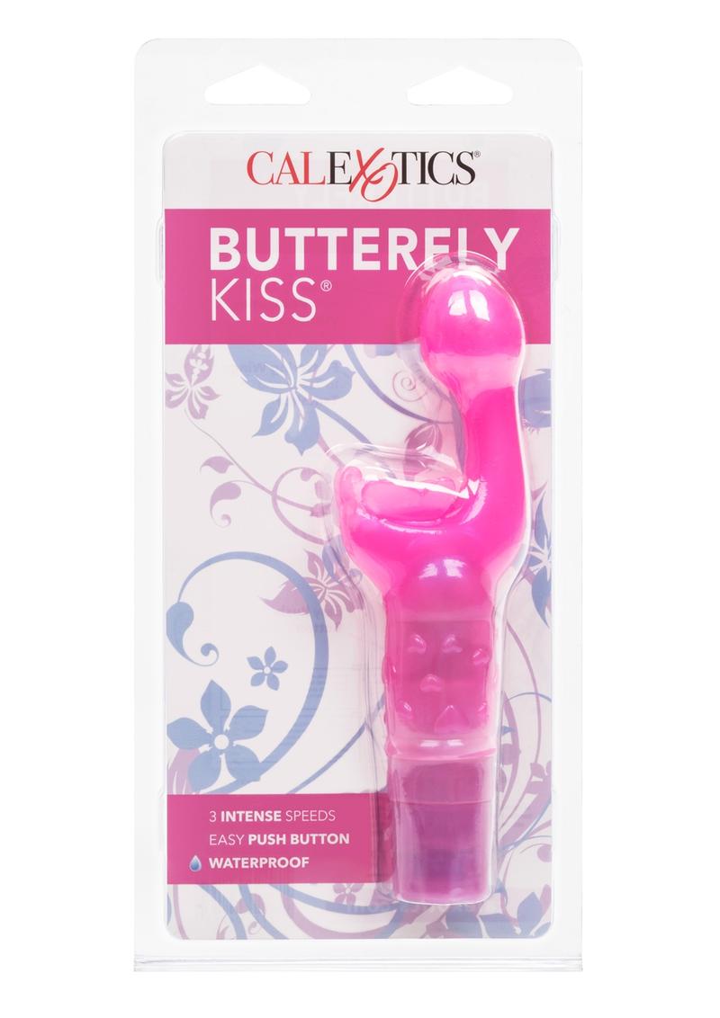 Butterfly Kiss Multispeed Waterproof 3 Inch Pink