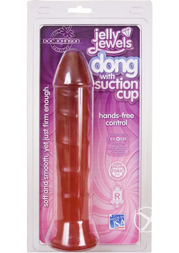 Jelly Jewels Dildo 8in - Red