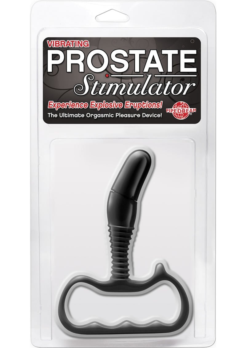 Vibrating Prostate Stimulator 5.75 Inch Black