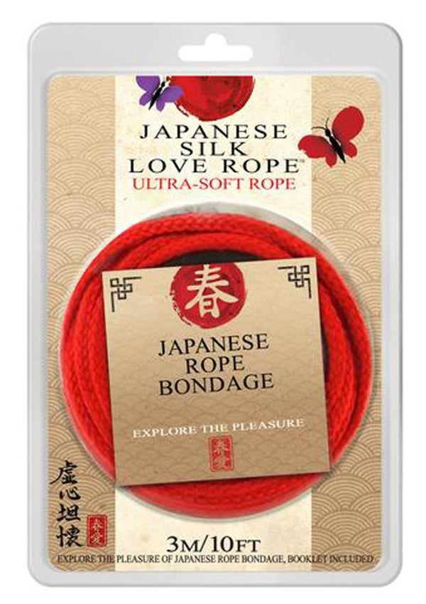 Japanese Silk Love Rope 10 Feet - Red