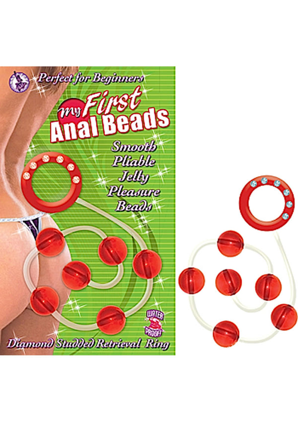 My First Anal Beads - Red