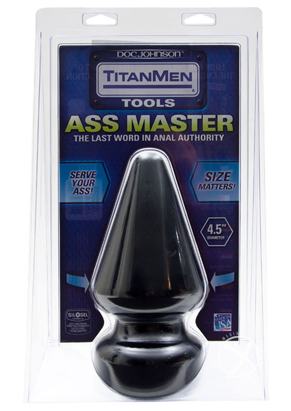 TitanMen Ass Master Expansion Anal Plug - Black