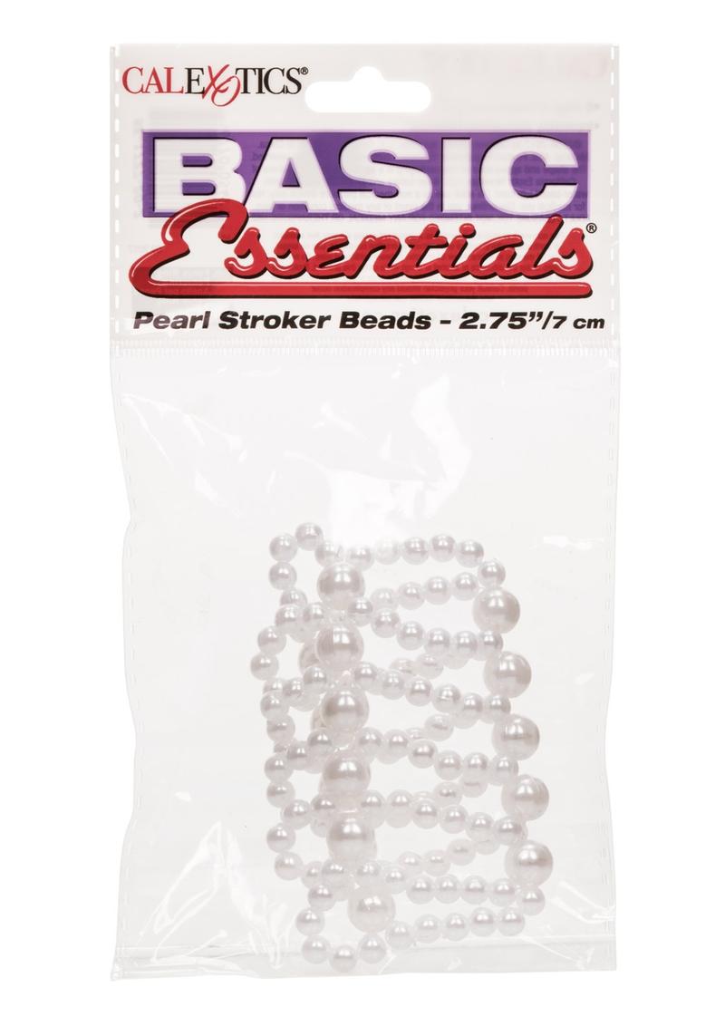 Basic Essentials Pear Stroker Beads Large 2.75 Inch White