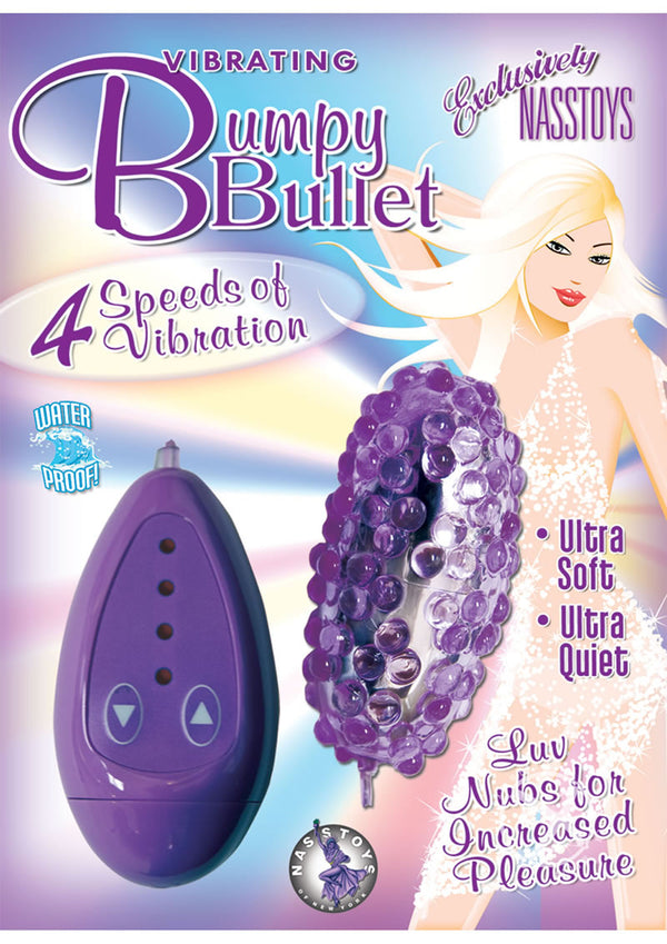 Vibrating Bumpy Bullet - Purple