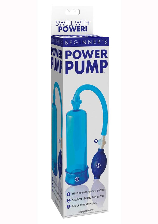 Beginner's Power Penis Pump - Blue
