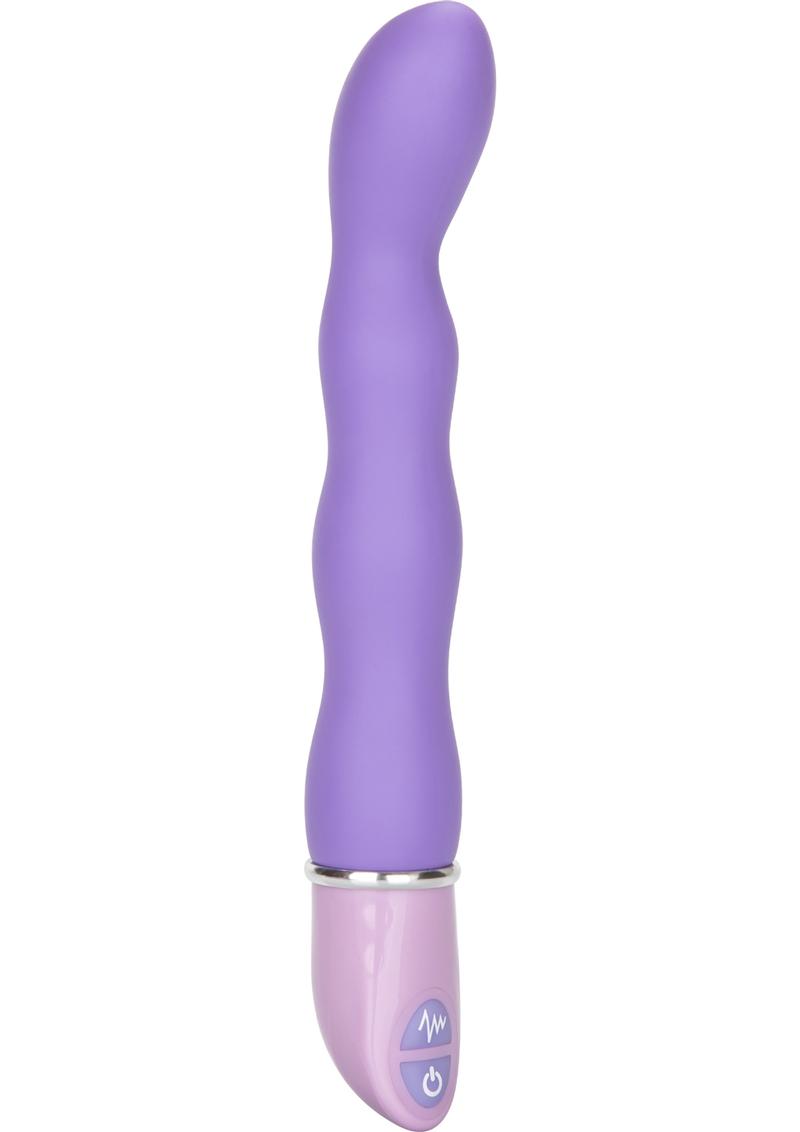 Lia Magic Wand G Spot Massager Silicone Waterproof Purple 6.5 Inch