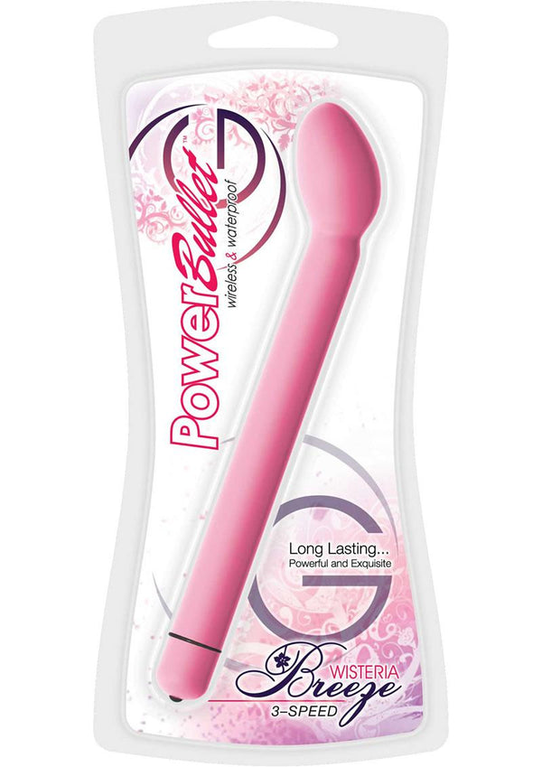Power Bullet G Wisteria Breeze Vibrator - Pink