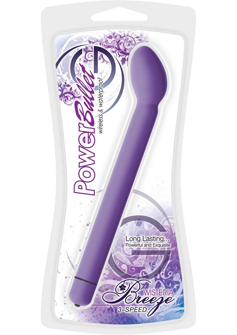 Power Bullet G Wisteria Breeze Vibrator - Lavender