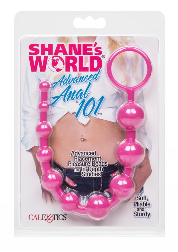 Shanes World Advanced Anal 101 Graduated Anal Beads 10.75 Inch Pink