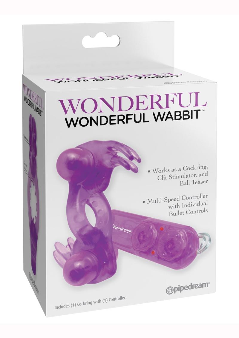 Wonderful Wonderful Wabbit Cock Ring Purple