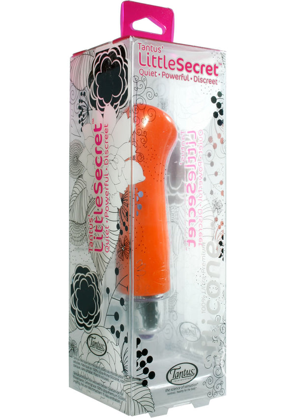 little Secret Spoon Silicone Vibrator 3.4 Inch Orange