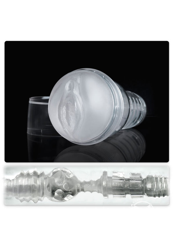 Fleshlight Ice Lady Crystal Stroker - Pussy - Clear