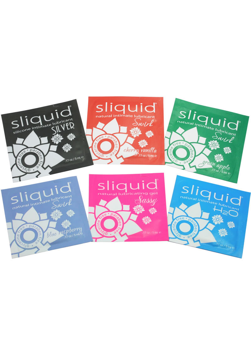 Sliquid Natural Intimate Lubricant Sampler Kit