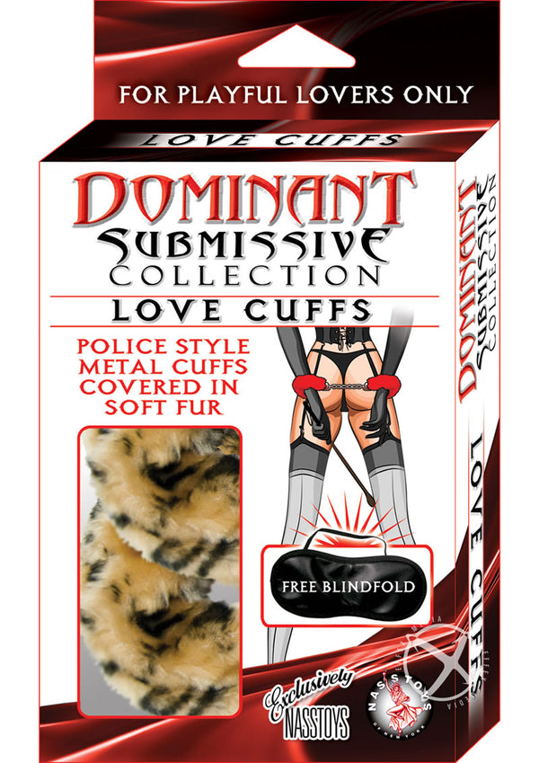 Dominant Submissive Love Cuffs - Leopard