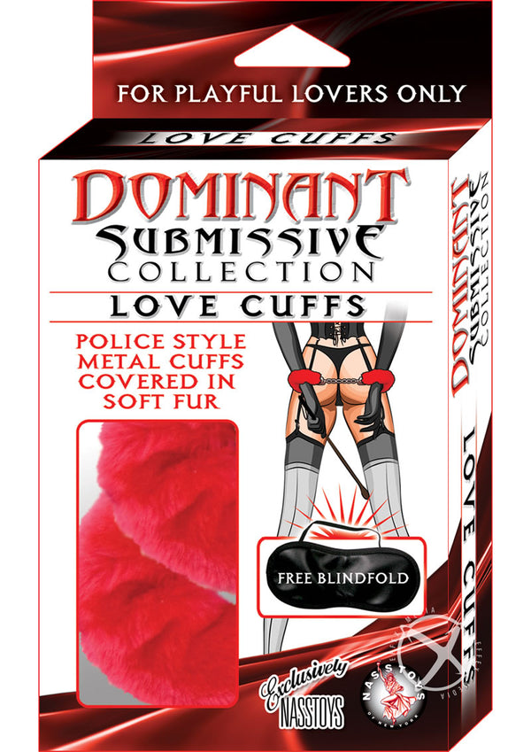 Dominant Submissive Love Cuffs - Red