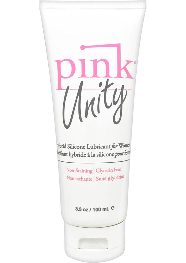 Pink Unity Hybrid Silicone Lubricant For Women 3.3 Ounce Tube