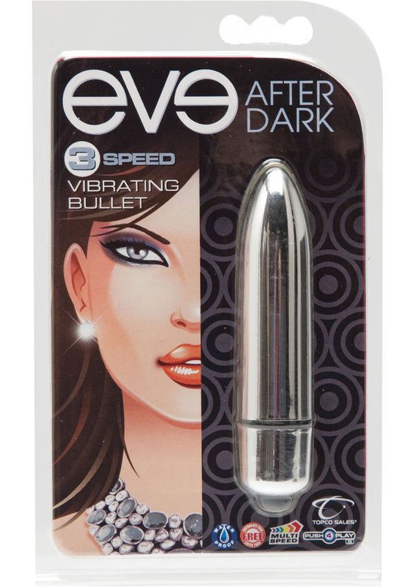 Eve After Dark Vibrating Bullet Vibrator - Silver