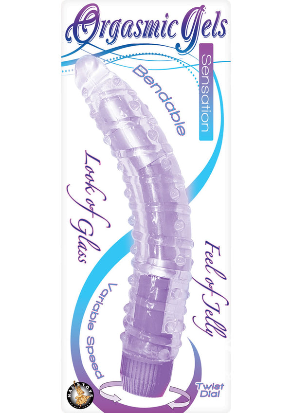Orgasmic Gels Sensation Vibrator -Purple