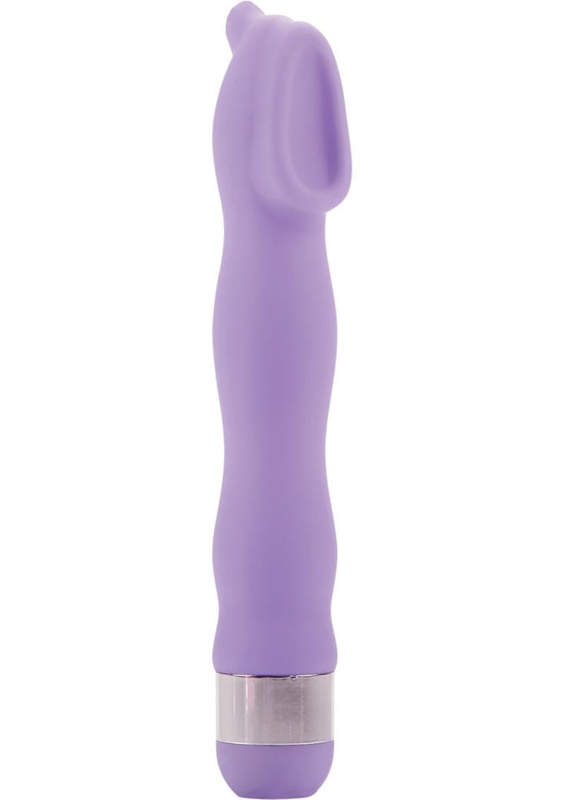 10 Function Clitoral Hummer Waterproof 6.25 Inch Purple