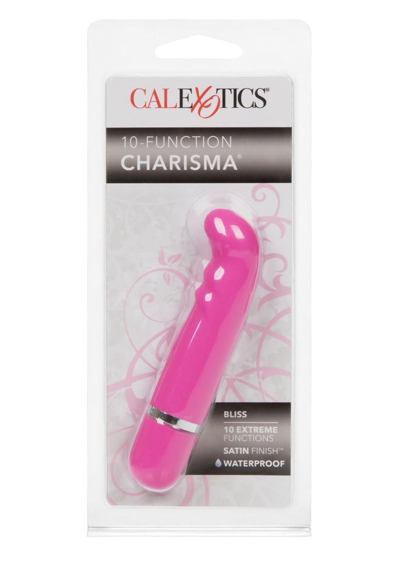 10 Function Charisma Bliss Vibrator Waterproof Pink 3.25 Inch