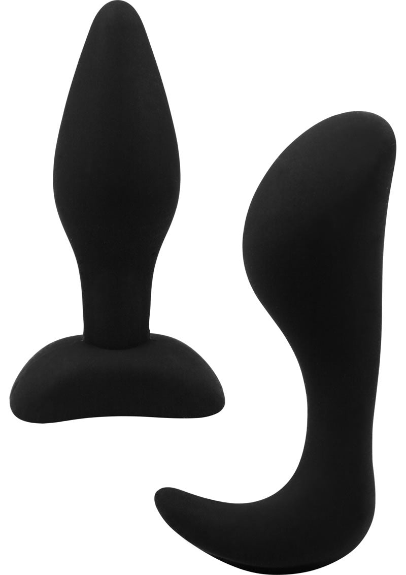 Dominant Submissive Silicone Butt Plug - Black