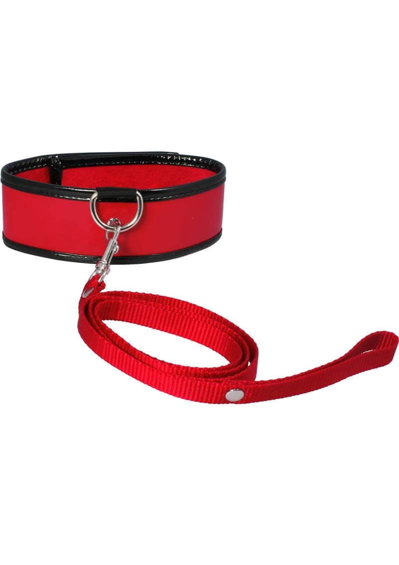 Sex And Mischief Leash & Collar Red