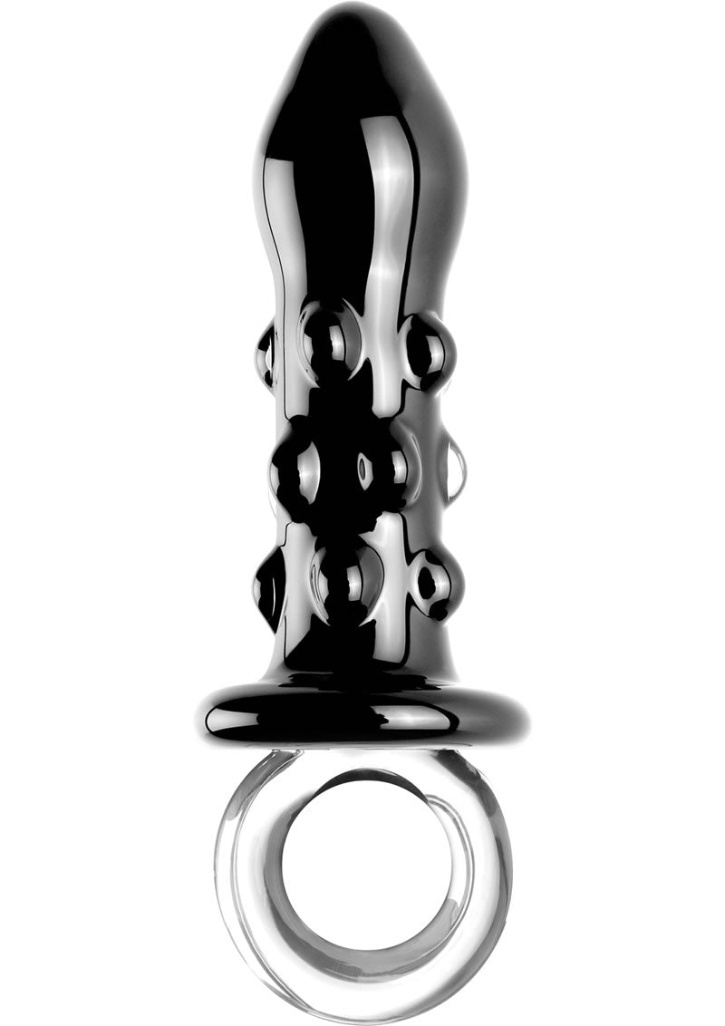 Icicles No 37 Glass Massager Waterproof Black