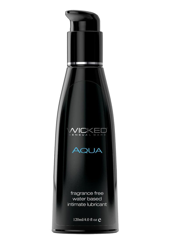 Wicked Aqua Water Based Lubricant Unscented 4 Ounce