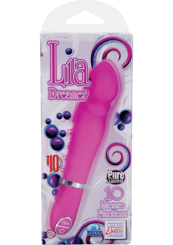 Lia Dreamer Silicone Vibrator Waterproof 4.25 Inch Pink