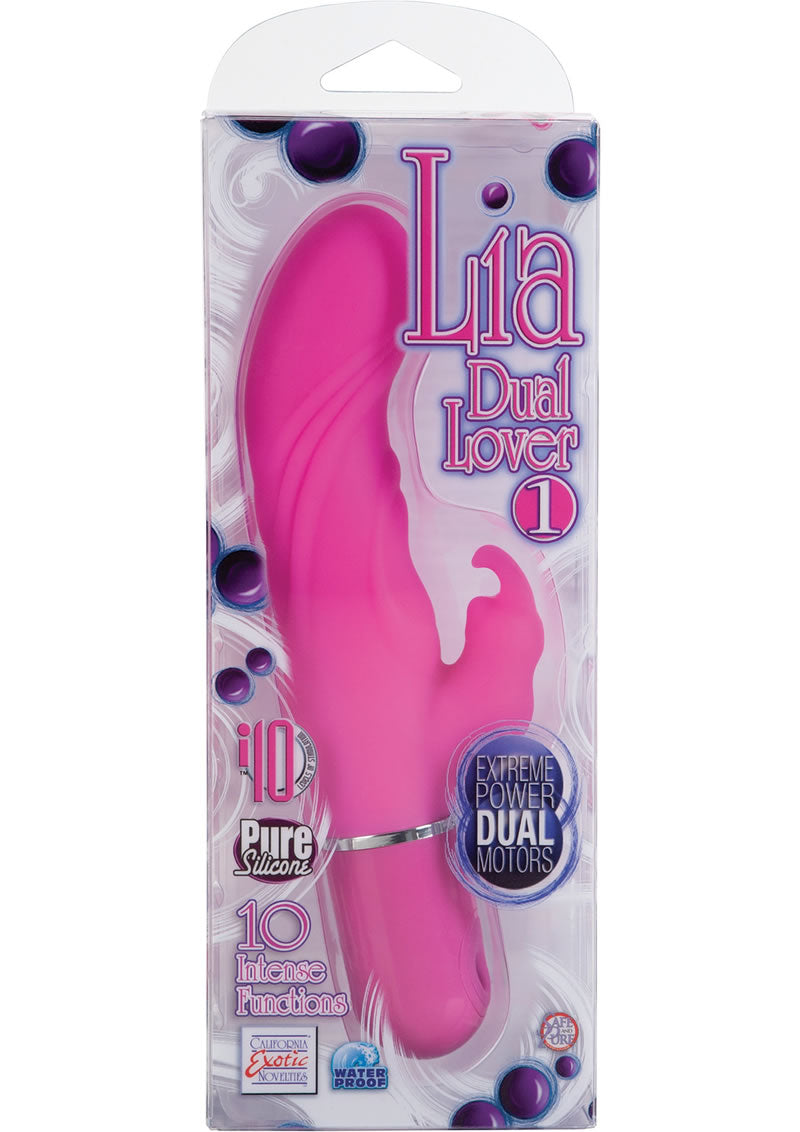 Lia Dual Lover 1 Silicone Vibrator - Pink