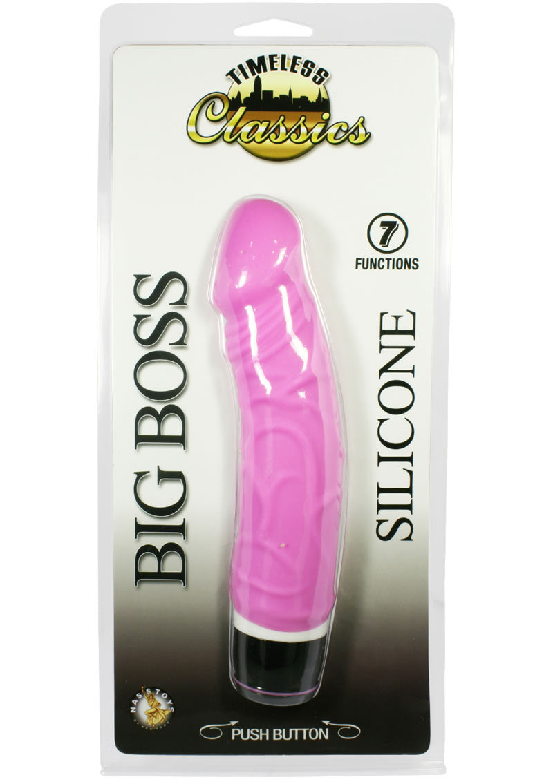 Timeless Classics Big Boss Silicone Vibrator - Pink