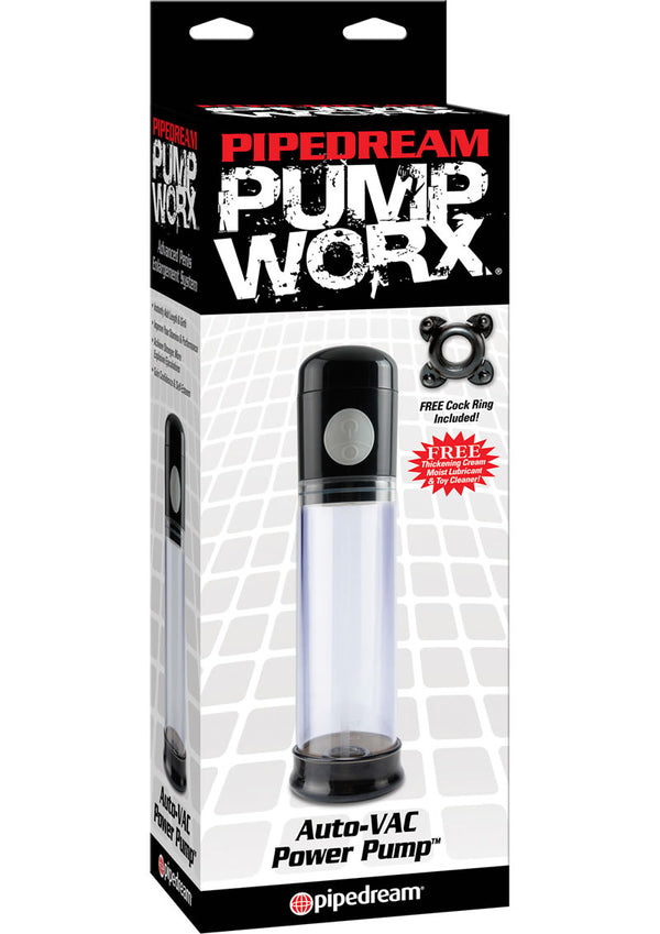Pump Worx Auto-Vac Power Penis Pump - Clear