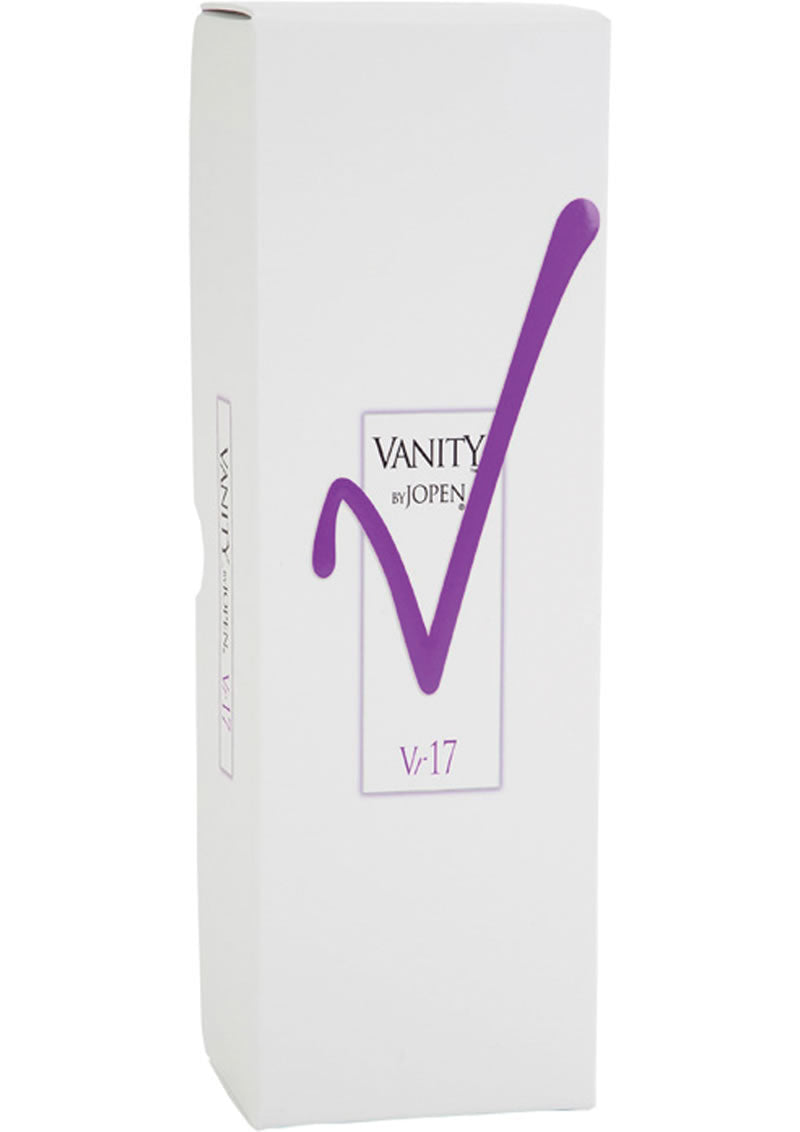 Jopen Vanity Vr17 Rechargeable Silicone Rotating Dual Stimulator Vibrator - Purple