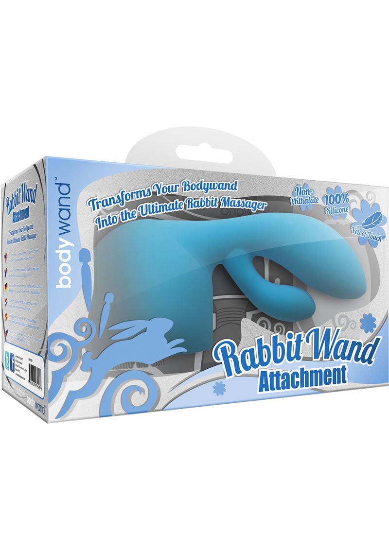 Bodywand Rabbit Wand Attachment Silicone Blue