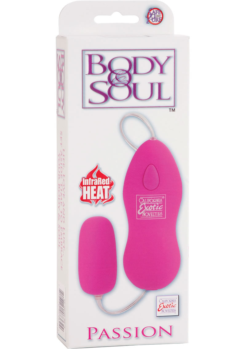 Body & Soul Passion Infrared Heat Satin Finish Bullet Pink