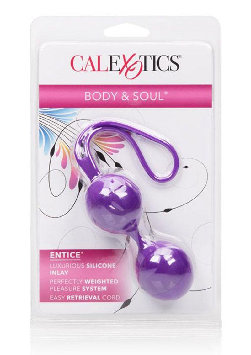 Body & Soul Entice Silicone Kegal Balls Purple