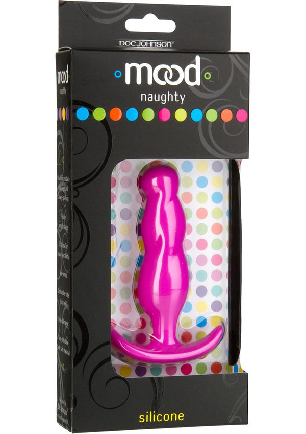 Mood Naughty 3 Silicone Anal Plug - Medium - Pink