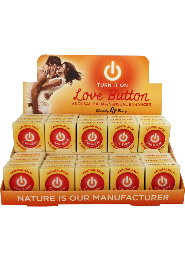 Earthly Body Love Button Cooling Arousal Balm Display (30 Each Per Display)